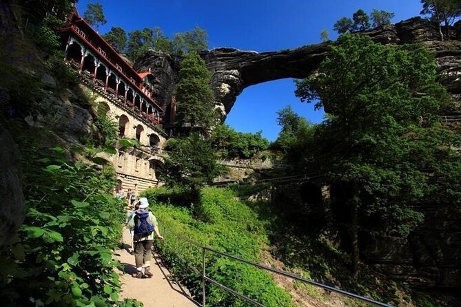 2 Countries Bohemian and Saxon Switzerland tour from Prague - Bastei Bridge in Saxon Switzerland: the first big photo moment