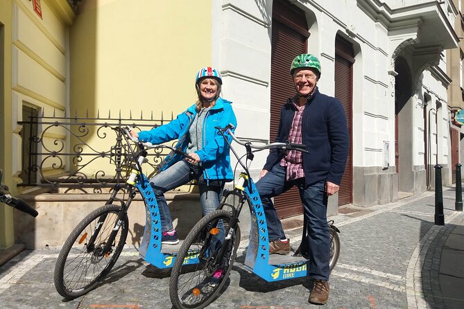 2026 Best Reviews: Prague Monster Bike Tour with a Live Guide - Getting your bearings fast on an e-scooter