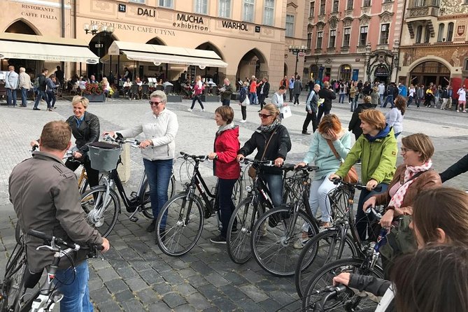 3-hour Complete Prague Bike Tour - Charles Bridge in a Short, Focused Stop