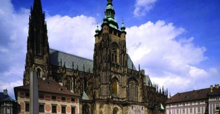3-Hour Prague Castle & Interiors Tour - Stairs down to Lesser Town, then toward Charles Bridge