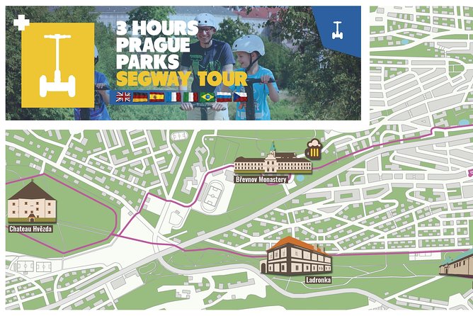 3h Small-Group Segway Tour & Free Taxi Transport ️with PragueWay - Strahov Stadium, gymnastics history, and seats built for legends