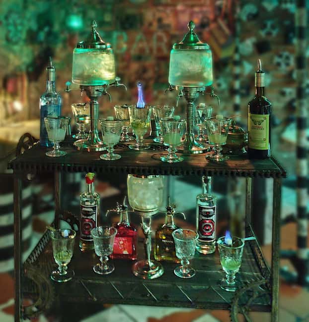 Absinthe Tasting Prague: Historic Cellar Experience - Stepping into the Ungelt courtyard, then straight into a cellar