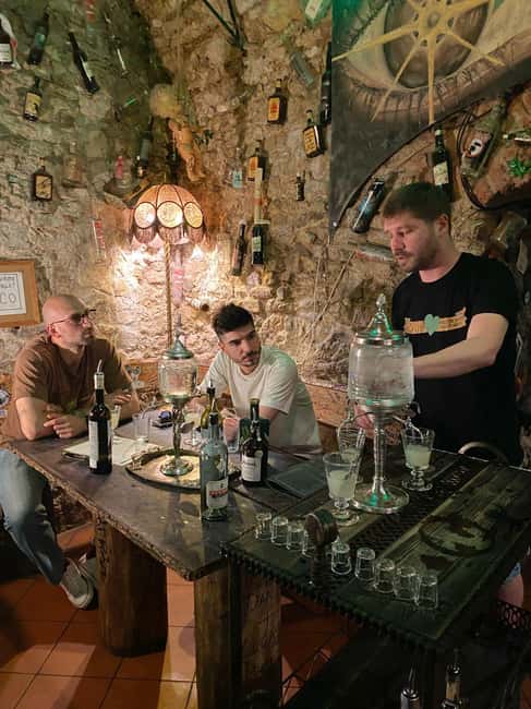 Absinthe Tasting Prague: Historic Cellar Experience - What you taste: 10 absinthe types across four places and four styles