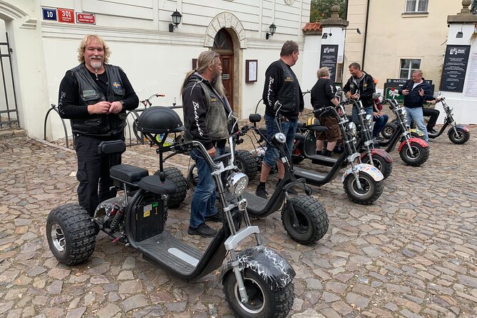 Amazing !!! Electric Trike Tour of Prague, live guide included - Safety training at Malá Strana: the part that makes or breaks the ride