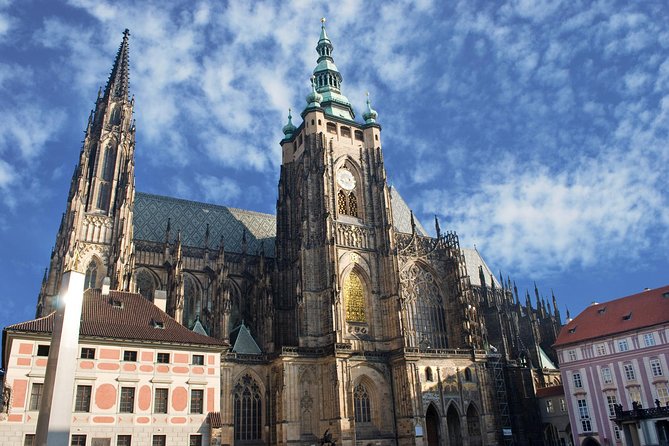 Best of Prague Private Walking Tour (Left and Right Riverbank) - Prague Castle: St. Vitus Cathedral, presidential seat, and centuries in one hilltop sweep