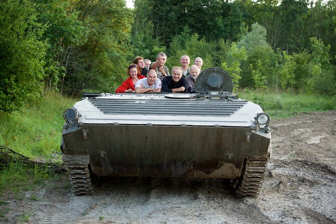 BMP tank driving experience Prague - The guided tank walkthrough and the diploma finish strong