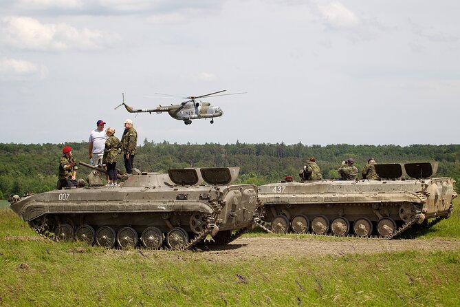 BMP tank driving experience Prague - Prague logistics: timing, pickup, and what to wear