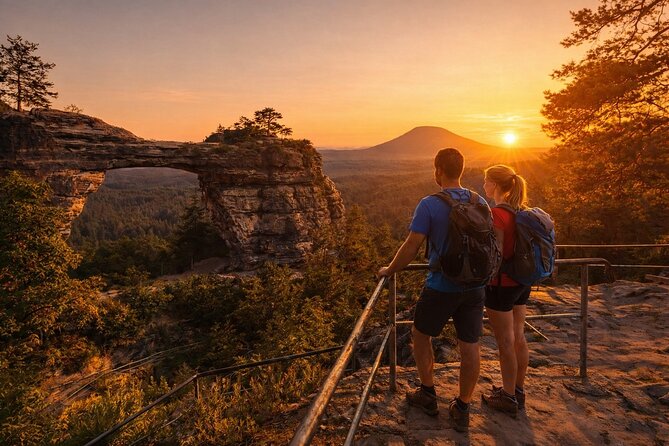 Bohemian and Saxon Switzerland All inclusive trip - Fantasy Tour - Neurathen Castle ruins, Felsenburg Neurathen, and a short scenic payoff walk