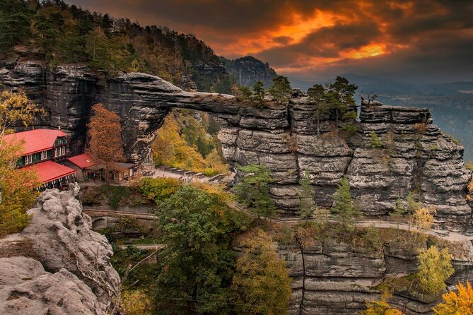 Bohemian and Saxon Switzerland All inclusive trip - Fantasy Tour - Sneznik lookout on the Czech side, panoramas when the sky clears