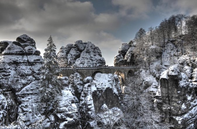 Bohemian And Saxon Switzerland Winter Tour from Prague - Winter Switzerland views, without the stress