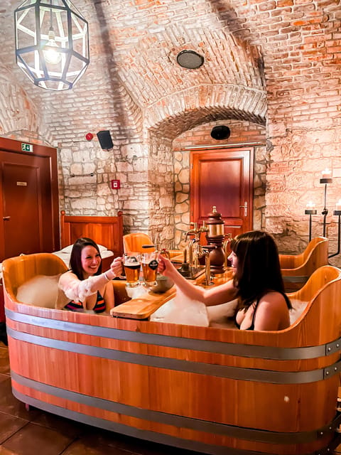 Caroline Bernard Beer Spa Prague with Beer & Massage Option - The optional 20-minute massage: when to add it