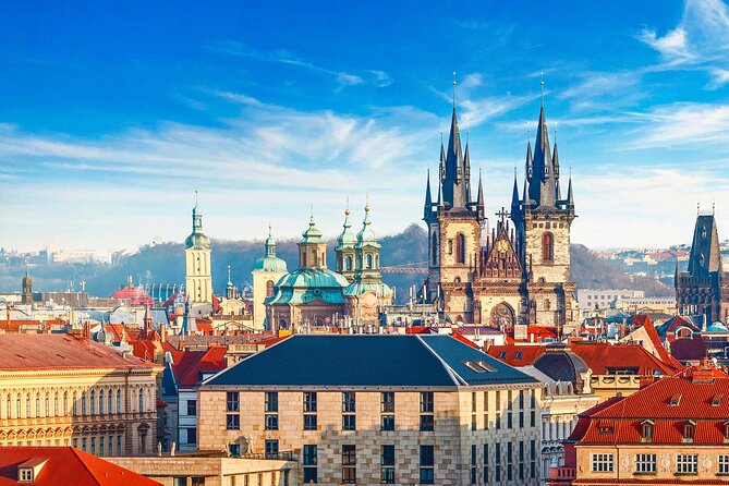 Charles Bridge & Old Town Prague Tour with Audioguide - Freud’s dangling statue and the New Town Hall tower views