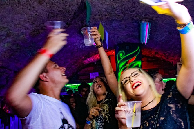 Clock Tower Bar Crawl ending at Prague's BIGGEST rooftop CLUB - The in-between stops: local bars, welcome shots, and how the pace feels
