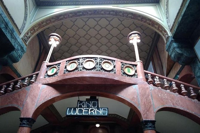 Communism and its fall Prague private tour - Lucerna Arcade: Vaclav Havel’s Family and the Social Pulse of Prague