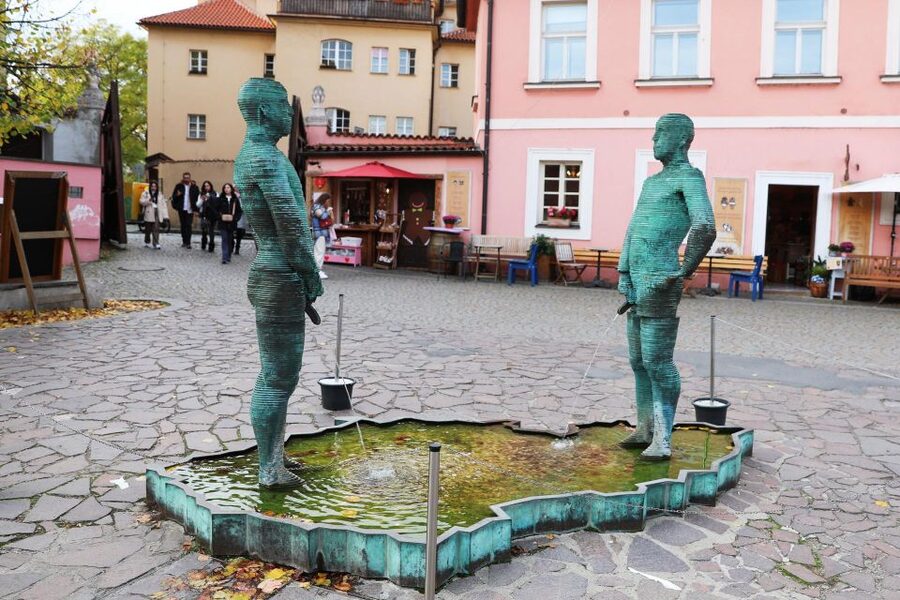 Contemporary art tour in Prague: the works of David Černý - Why David Černý’s Prague feels like a live argument