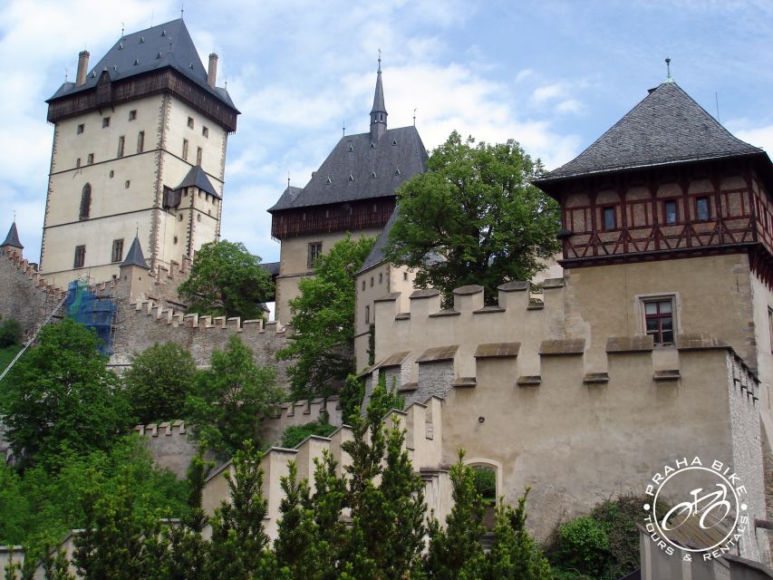 Coutryside e-bike tour to Karlstejn Castle - City Sights on Two Wheels: Estates Theatre, Dancing House, and Náplavka