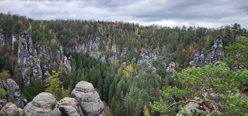 Day trip from Prague to Bohemian and Saxon Switzerland - Prague pickup, then straight into Saxon Switzerland