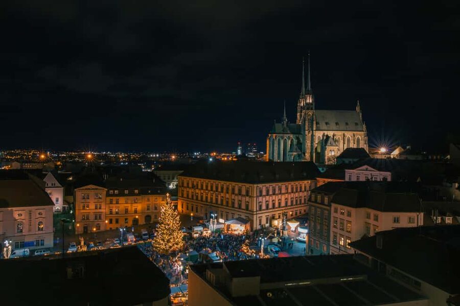 Day trips from Vienna: Prague One Day Guided Tour - Brno stop: Gothic St. Peter and Paul, Špilberk, and Old Town texture