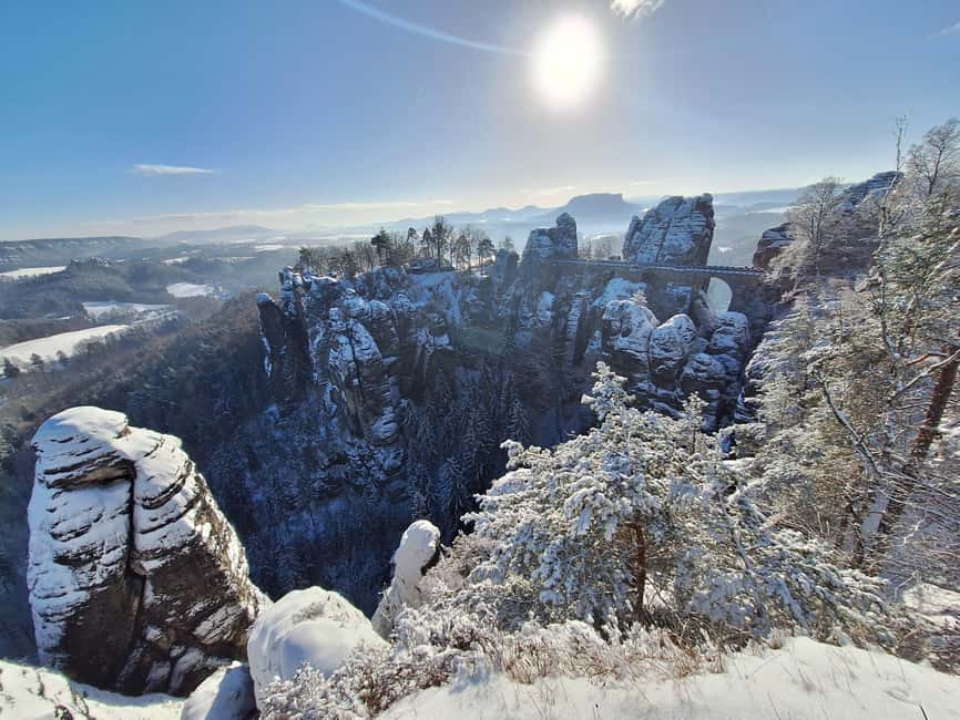 Dresden: Bohemian and Saxon Switzerland Small Group Tour - Pravčická Gate hike through the forest canopy