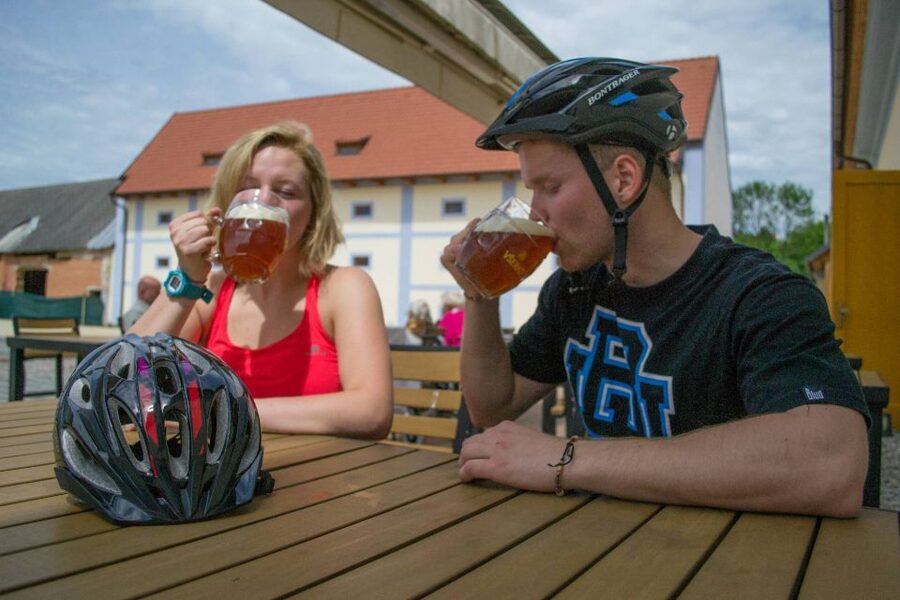 E-Bike Day Trip: Visit a Roman Castle and Taste Craft Beer - Getting Out of Prague Fast, Then Staying in the Flow