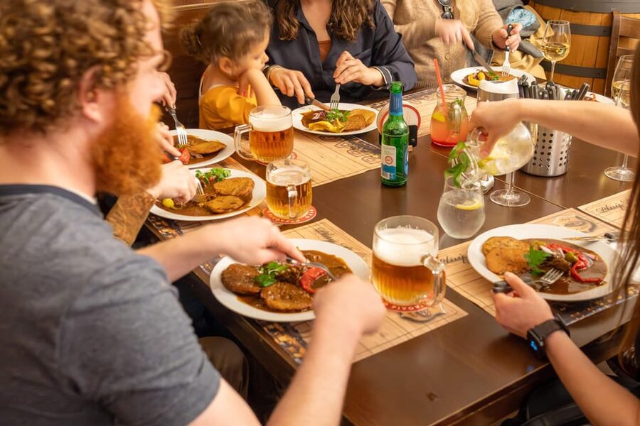 Eating Prague by Night Drinks & Food Tour - Multi-generational Czech café cake and drink: end with something homey