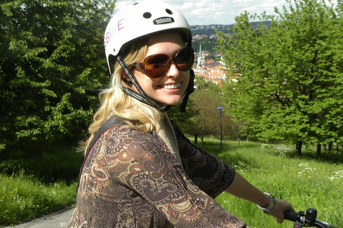 Ebike Prague Tour - Stop 3: Chotek Gardens, small-time stop with big photo payoff