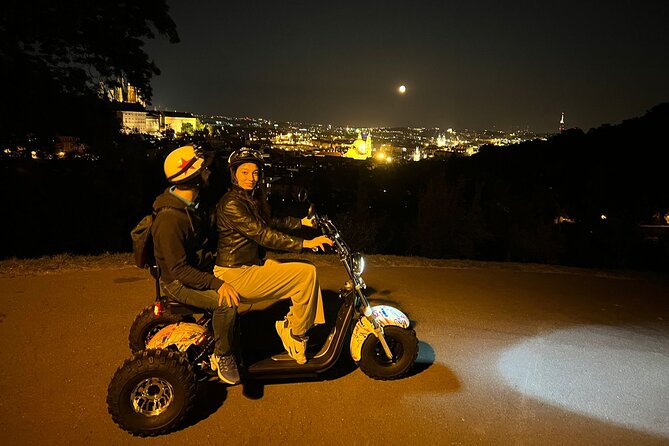 Electric Trike Night Tour in Prague - Live Guided - Prague Castle Area, Outside Only, Still Worth It