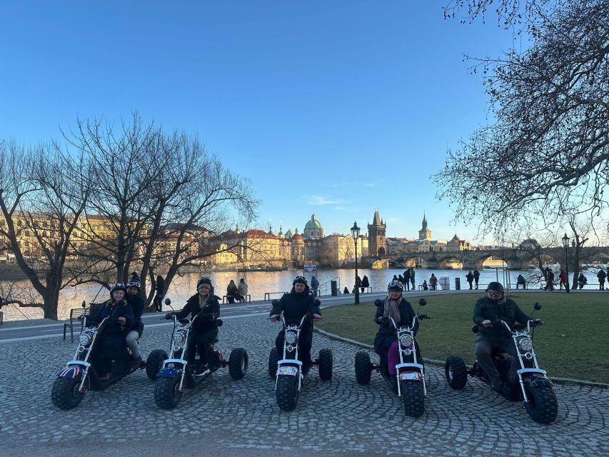 Electric Trike Sunset Prague Tour - Letná Viewpoint and sunset energy, photos with less effort