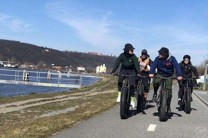 FAT TIRE E-BIKE GREAT TOUR - river, parks & panoramic views tour - Pace, ride skill, and safety gear that keeps it stress-free