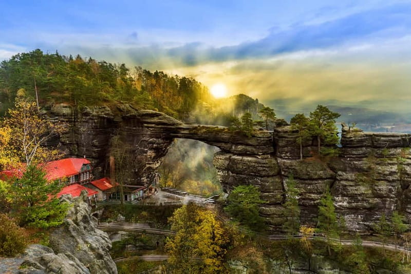 From Prague: Bohemian & Saxon Switzerland All-Inclusive Tour - Czech lunch in a 1905 steampunk-style stone house
