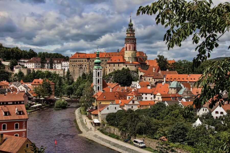 From Prague: Český Krumlov Full-Day Tour with Pickup - Walking the Castle Courtyards With Filip or Ondřej