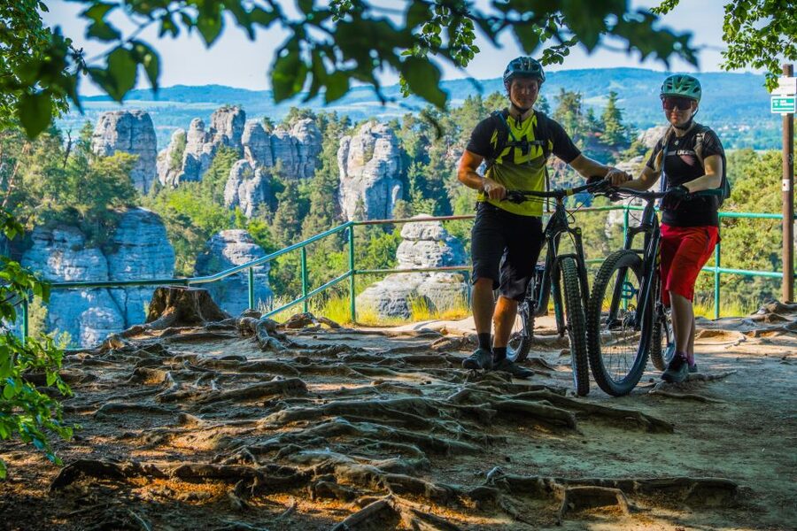 From Prague: E-Mountain Biking Trip to the Bohemian Paradise - The Planned Route: Castles, Lakes, Gravel, Then Real Trail Time