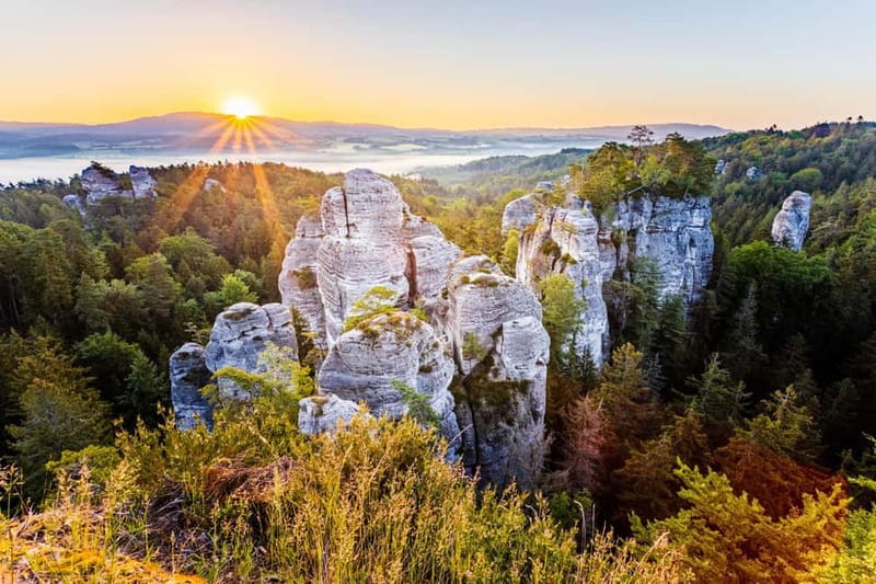 From Prague: Hike the Hidden Valleys of Bohemian Paradise - Hruboskalsko Stone Towers and the Narrow Mouse Hole