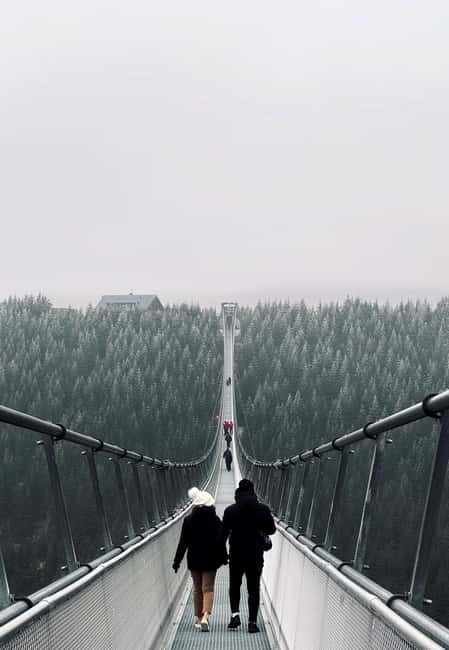 From Prague: Unique Sky Bridge and Sky Walk Day Tour - From Prague to Dolní Morava without the stress