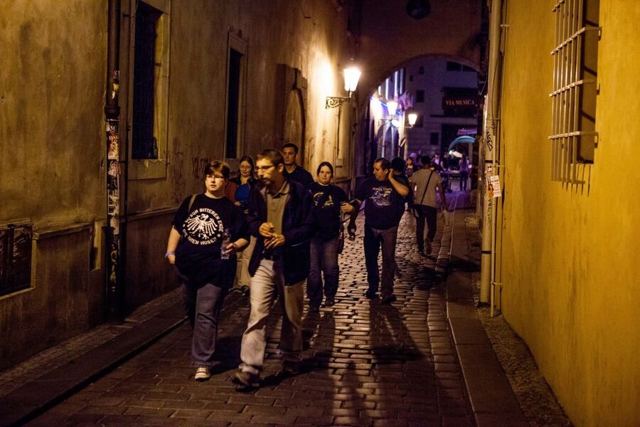 Ghost Walking Tour of Prague - Meeting point at Revoluční 767/25, and how the tour starts