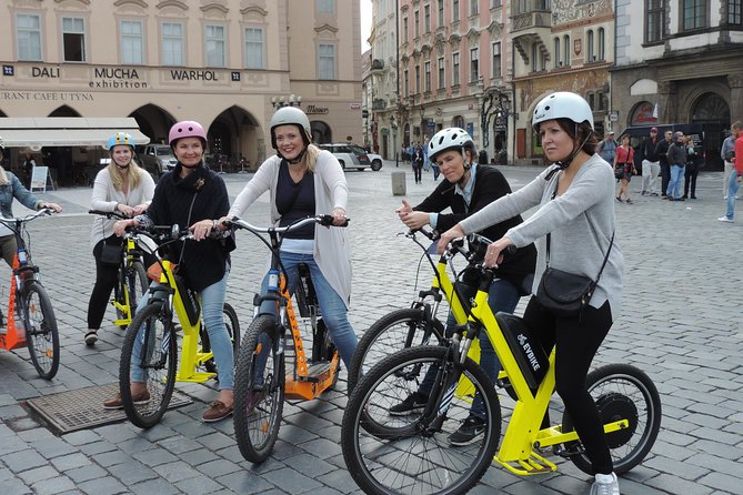 Grand City Tour of Prague on Cruiser e-Bikes or e-Scooters - Strahov Monastery and brewery time: a quieter break with big city payoff