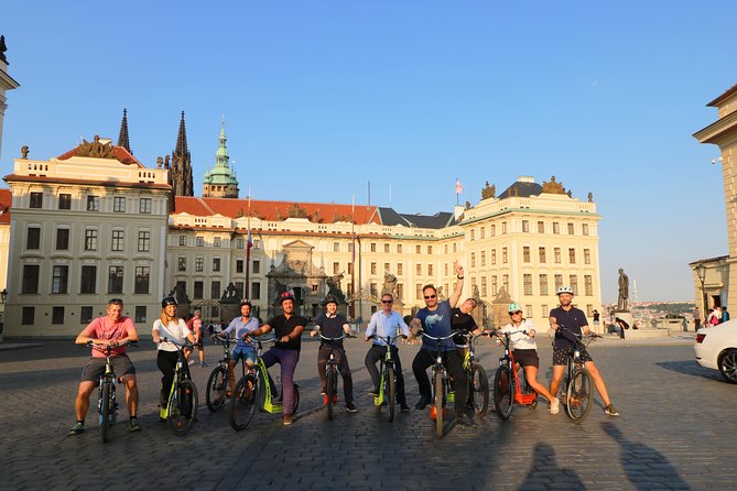 Grand City Tour of Prague on Cruiser e-Bikes or e-Scooters - Meeting at Maltezske Square and learning the ride basics in 5 to 10 minutes