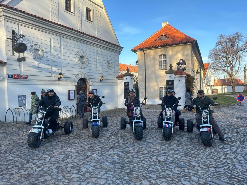 Grand City Tour on Electric Trike in Prague - Live Guided - Letná viewpoints to Prague Castle exterior: what you should expect