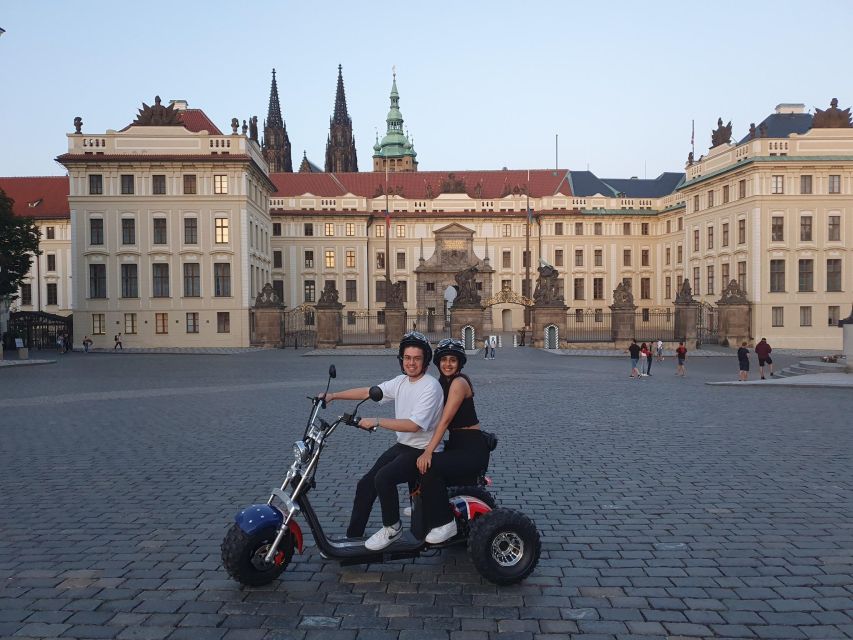 Grand City Tour on Electric Trike in Prague - Live Guided - Outside Prague: Kafka Museum, Rudolfinum, Jewish Quarter, Pařížská Street, Old Town Square