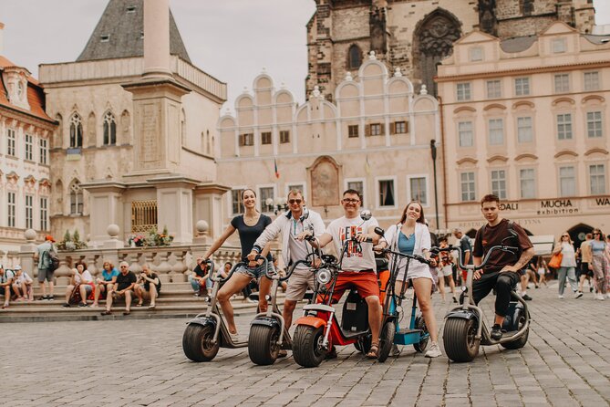 Guided sightseeing e-scooter tour of Prague: 2 hours - Letná Beer Garden: Prague views with a chilled outdoor feel