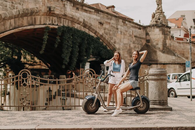 Guided sightseeing e-scooter tour of Prague: 2 hours - Hanavský Pavilion and the bridge views you will actually remember