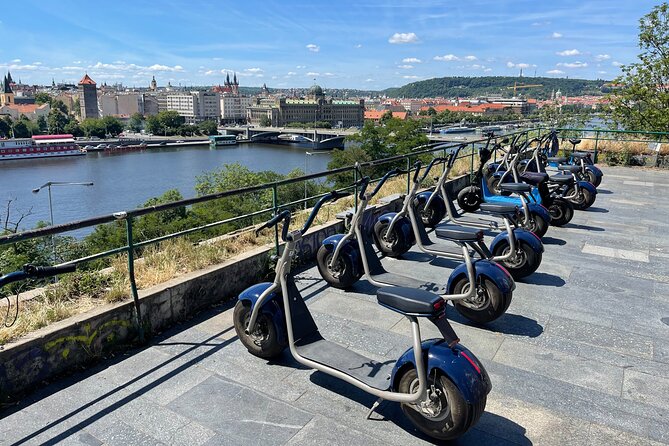 Guided sightseeing e-scooter tour of Prague: 2 hours - Chotkov Gardens: a calmer ride through the park and viewpoints