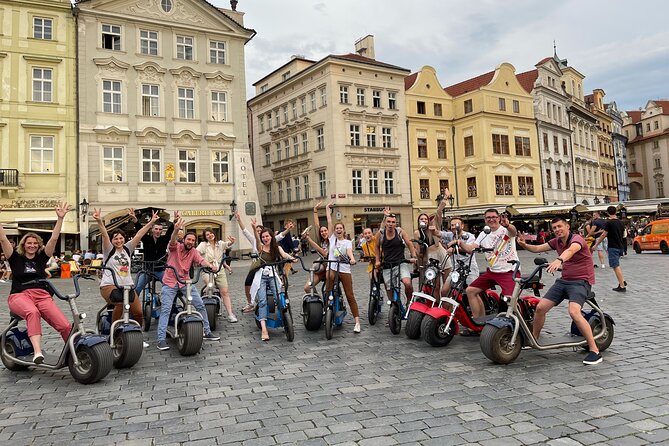 Guided sightseeing e-scooter tour of Prague: 2 hours - Staroměstské náměstí: fast access to Prague’s big center square