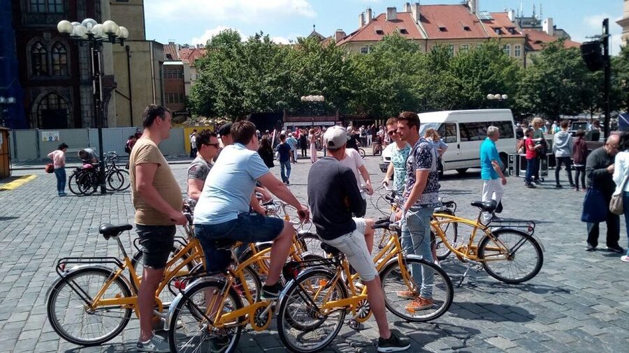 Hidden Prague Bike Tour - The Nusle Bridge stop and how to read the city differently
