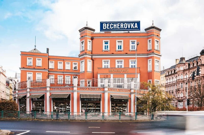 Karlovy Vary: Home of Becherovka Visitor Center Guided Tour - The Steinberky building and Jan Becher’s 1867 factory legacy