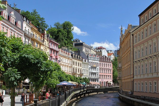 Karlovy Vary including Watchtower and Funicular from Prague - Diana Lookout Tower and the funicular: the views you came for