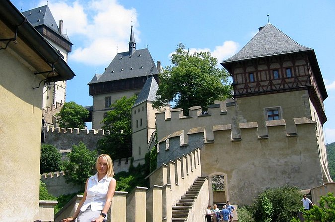 Karlstejn Castle Nature and Local Village,Shopping - with PERSONAL PRAGUE GUIDE - Private hotel pickup in Prague, built for an easy start