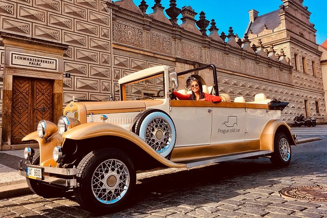 Kutná Hora Medieval Town in Vintage Cabrio car - St. Barbara’s Cathedral: UNESCO Gothic and the miners’ patron saint connection