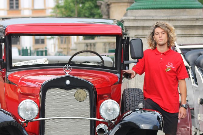 Kutná Hora Medieval Town in Vintage Cabrio car - Price and value for a private group of up to 5