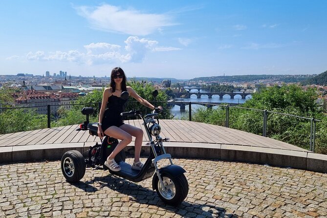 Live-Guided ️Trike-Harley️ Viewpoints tour of Prague - Why three-wheeled rides work so well for first-time Prague visits